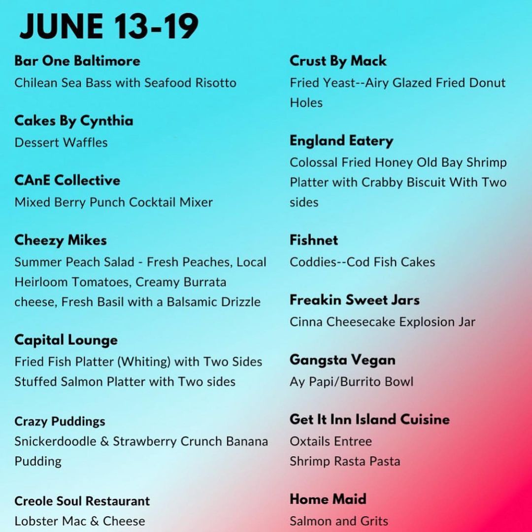 Visit Baltimore on Twitter "RT MtVernonMarket AFRAM Restaurant Week