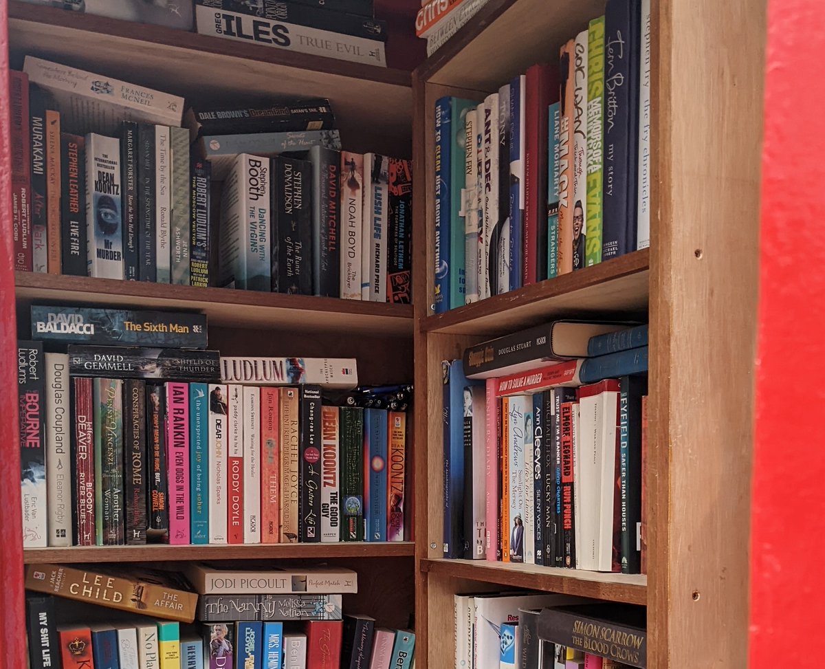 ESSCRP_'s tweet photo. North Fambridge station community library is in their decommissioned phone box.   A joint project with the men's shed, the parish council and ESSCRP. 

#phonebox #liabrary #community #communitynetworkrail https://t.co/4ChLvBPe3s