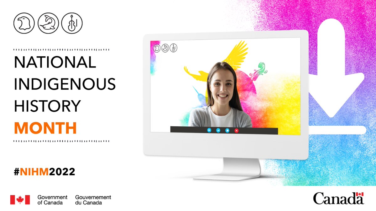 Have you seen the #NIHM2022 virtual meeting background? Support National Indigenous History Month by downloading it here: ow.ly/kmj750JoeRB