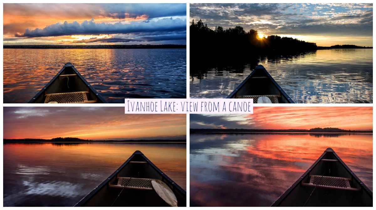 OntarioParksNE's tweet photo. Sunsets are beautiful @IvanhoeLakeProv, but even better from a canoe!

Ivanhoe Lake is just one of a number of great parks to paddle at on the @OntarioParks Boreal Driving Route.

 https://t.co/kUBeVM5uJh  #NationalPaddlingWeek https://t.co/cBcxXoiDzN