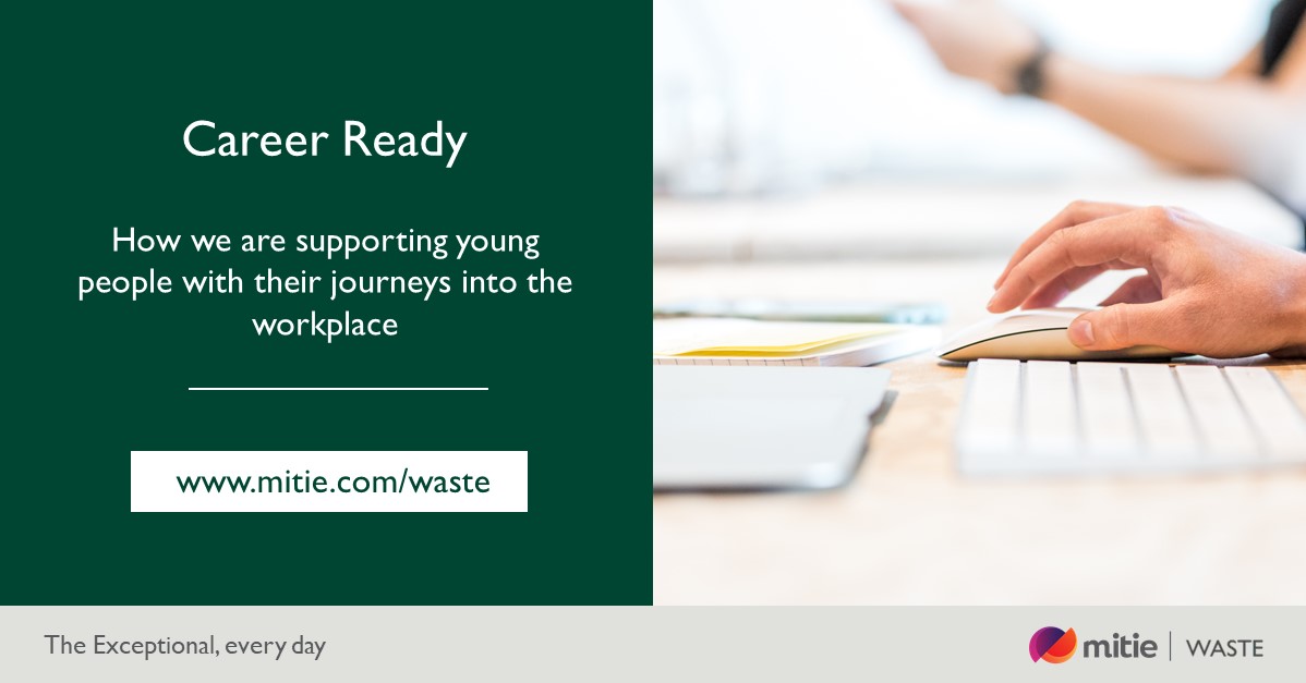 MitieWaste's tweet photo. On the 11th July we are working with @CareerReadyUK by welcoming a handful of 16-17 year olds into our offices as part of a 4 week internship programme. We will be providing mentoring and an insight into the world of work, to help kickstart their futures.

https://t.co/nOQDvzoaDr https://t.co/hzoxSuwW6t