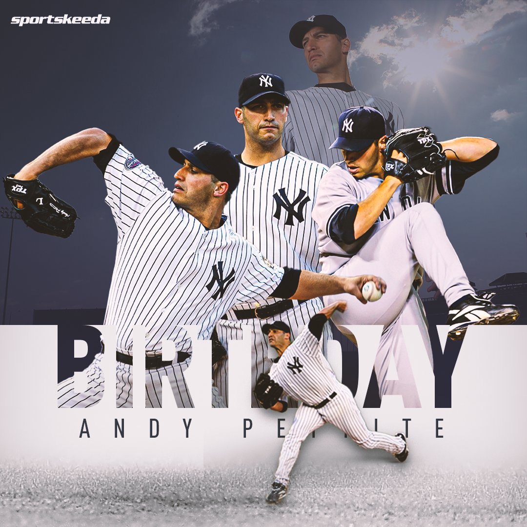 Happy 50th Birthday to Yankees All-Time Great Andy Pettitte. 3x All-Star 5x World Series ALCS MVP 