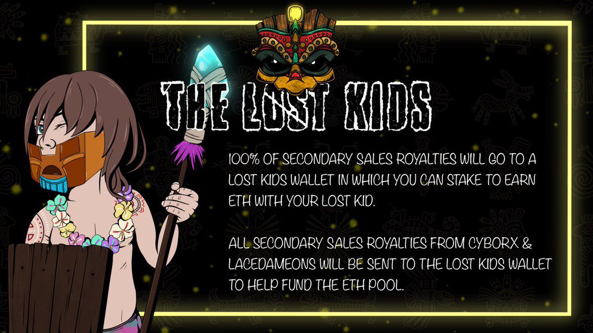 jh_mons's tweet photo. 💥The Snapshot for the #LostKids NFTs takes place tonight!
⏰7 PM PST/9 PM CST/10 PM EST
🚨Make sure you have your 5 #LCDM #NFts + 5 #Cyborx #NFTs in the same wallet for you to be eligible for the #Freemint Lost Kids #NFT.
🏮W/The Lost Kids you can #Stake to earn #ETH! 👀👀 https://t.co/z4T1VocRew