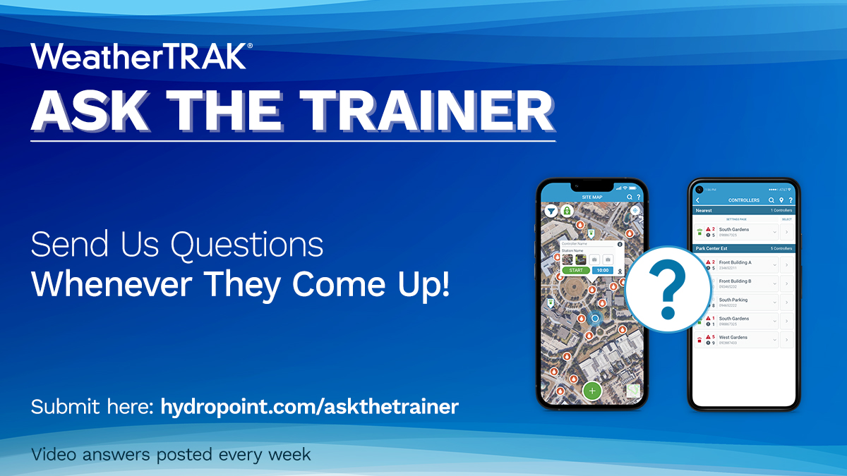 HydroPoint's tweet image. Don’t hesitate to ask, we’re here to help!!

Ask a Trainer: bit.ly/3subQXF

#baseline_irrigation #hydropoint #smartwatermanagement #irrigation #smartirrigation #drought #savewater #drought2022