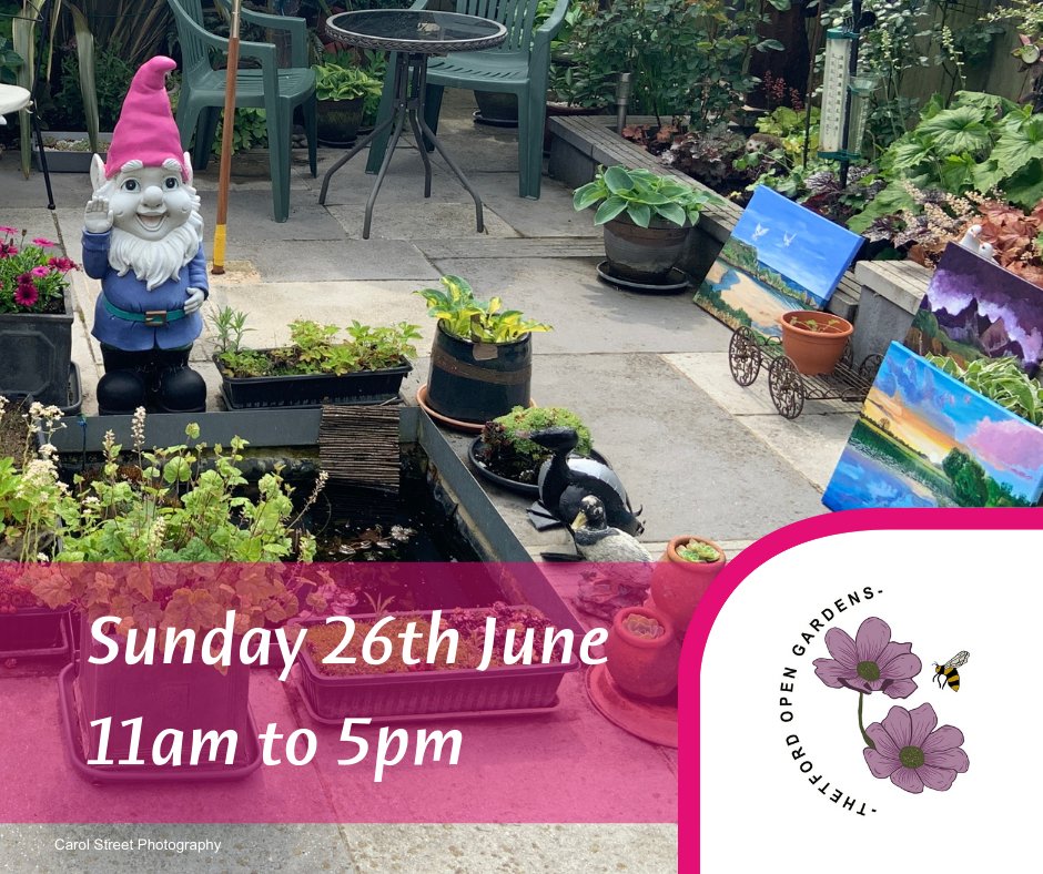 St Nicholas Hospice Care (@stnichhospice) on Twitter photo Discover hidden gems, feast your eyes on rambling roses, clambering clematis and prolific perennials in a riot of colour at this year's Thetford Open Gardens on June 26. 
Organised by a wonderful team in aid of the Hospice, the event is one not to miss: ow.ly/M2vk50JgIgr Discover hidden gems, feast your eyes on rambling roses, clambering clematis and prolific perennials in a riot of colour at this year's Thetford Open Gardens on June 26. 
Organised by a wonderful team in aid of the Hospice, the event is one not to miss: ow.ly/M2vk50JgIgr