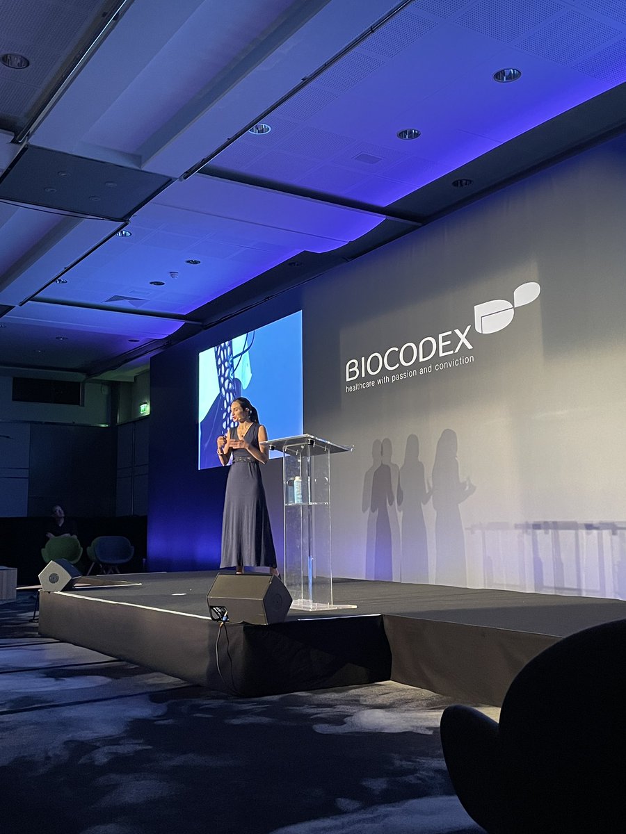 Great talk by <a href="/cecilemonteil/">NFTCreate ❤️ Memecoin</a> for #biocodex convention #healthcare #innovation