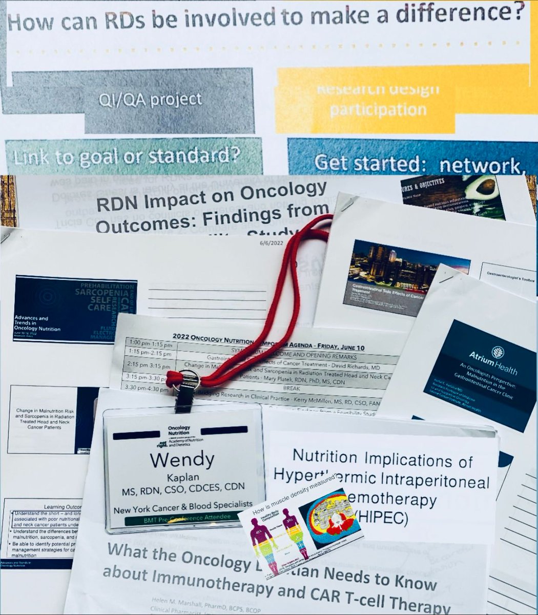 NewYorkCancer's tweet photo. This week nutritionist Wendy Kaplan attended the 2022 Oncology Nutrition Symposium in Chicago. We are happy to see our team expanding their knowledge!
#nycbs #conqueringcancertogether #healthcare #wellness #community #whereswendy #oncologynutritionsymposium https://t.co/WdeidrqfeR