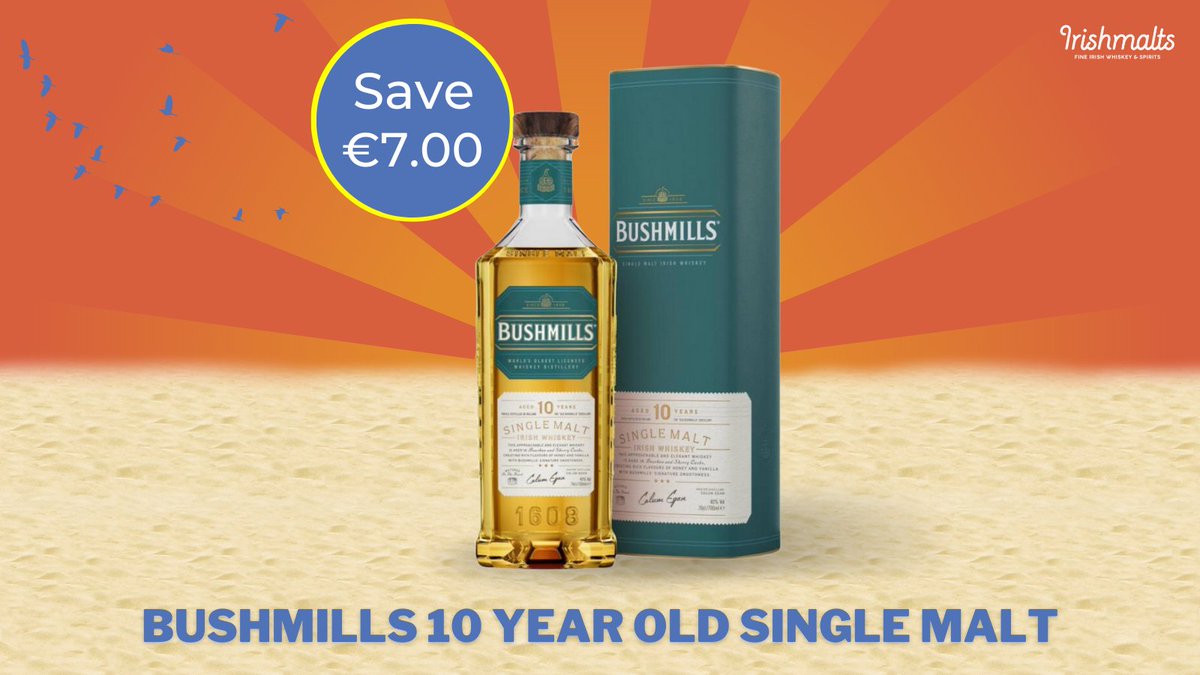 Irishmalts's tweet photo. Have you checked out our Irishmalts Summer 2022 sale? The sale JUST launched!πβ³
One of our favorite deals is this discounted bottle of Bushmills 10 Year Old Single Malt. Which deal from our Summer Sale is your favorite?
https://t.co/l2suAjaZc0
#sale #whiskeysale #imsummer https://t.co/4OJZw3H65i