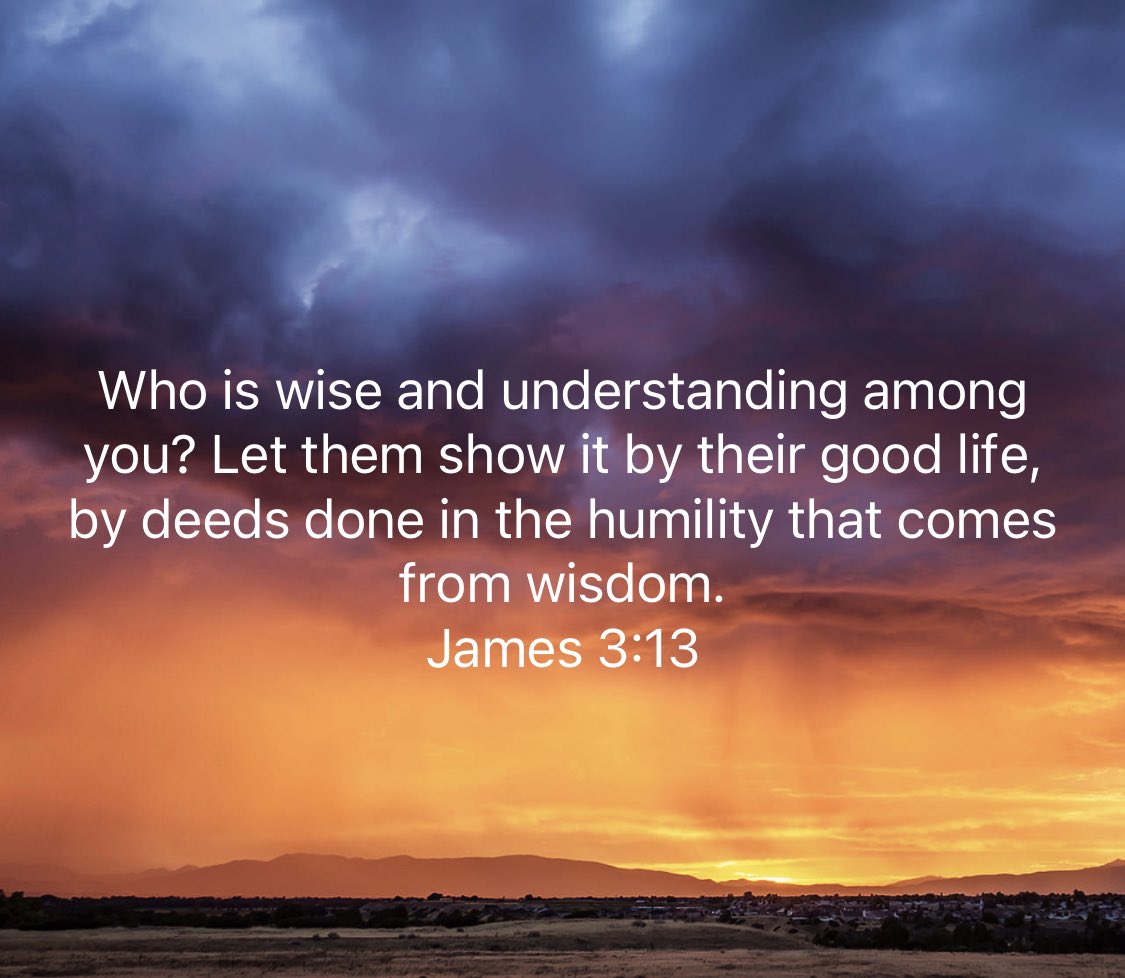 B__Settle's tweet photo. #VerseOfTheDay — James 3:13 https://t.co/z23g42S16t