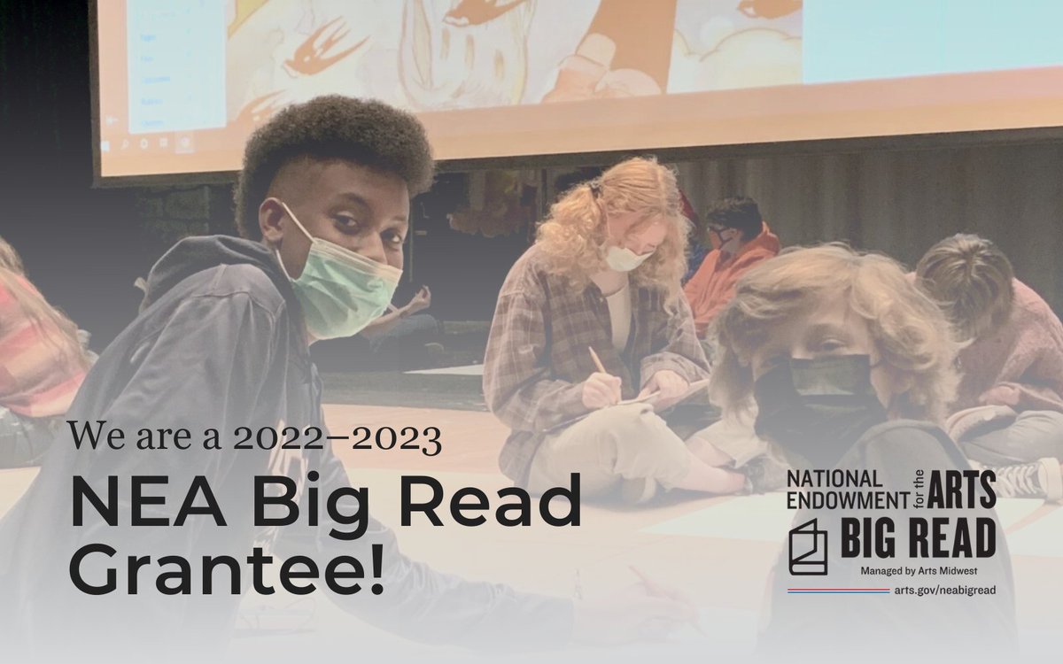 Mighty Writers (@mightywriters) on Twitter photo Here's news: We have received an NEA Big Read grant through <a href="/NEAarts/">Nat'l Endow f/t Arts</a> in partnership with <a href="/ArtsMidwest/">Arts Midwest</a>. We'll use the grant this fall to promote a love of reading with community-wide events centered on the novel "Infinite County" by <a href="/patricia_engel/">Patricia Engel</a>. Stay tuned for more info! Here's news: We have received an NEA Big Read grant through <a href="/NEAarts/">Nat'l Endow f/t Arts</a> in partnership with <a href="/ArtsMidwest/">Arts Midwest</a>. We'll use the grant this fall to promote a love of reading with community-wide events centered on the novel "Infinite County" by <a href="/patricia_engel/">Patricia Engel</a>. Stay tuned for more info!