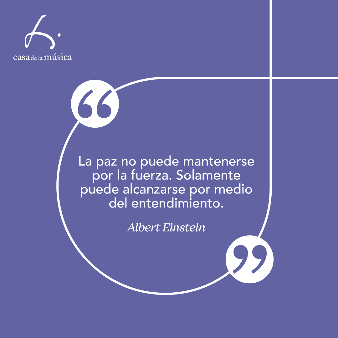 casadelamusicaq's tweet photo. #FraseDeLaSemana 🕊️
Albert Einstein fue un físico alemán que sentó las bases de uno de los conceptos más revolucionarios de la física, a la que dio un enfoque innovador con su teoría de la relatividad. También es conocido por sus posiciones humanitarias y pacifistas. #cuotes https://t.co/c3YvQV26on