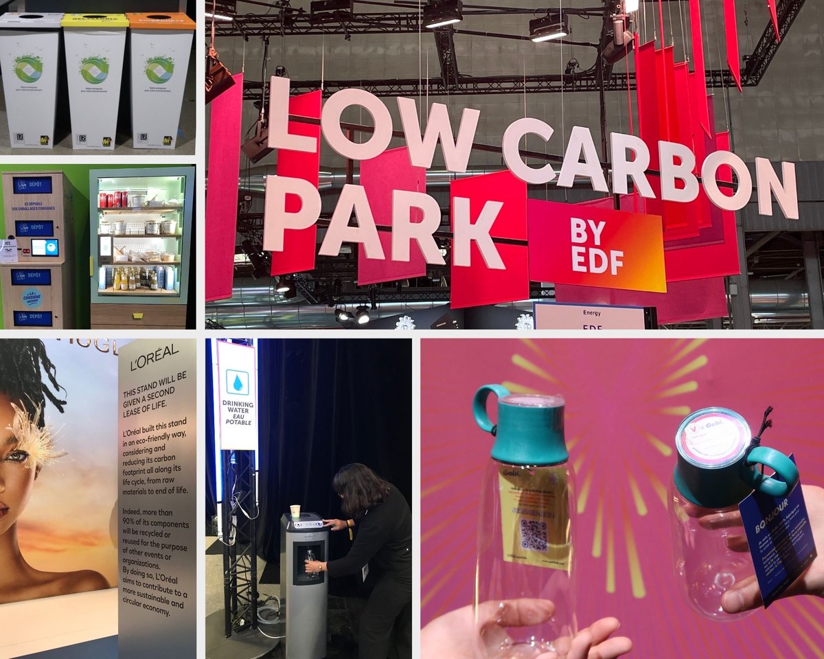 Un objectif réduire les émissions carbone de l'événement mais pas que. #EventForGood, les engagements #RSE <a href="/VivaTech/">Viva Technology</a> par <a href="/PublicisLive_FR/">PublicisLive Paris</a>.
Gourdes <a href="/gobilab/">Gobi</a>, #GreengoLaConsigne, zone de tri #Greedy...
vivatechnology.com/the-race-to-ne…
 Cc : <a href="/publicis_france/">Publicis France</a> 

#RSE #ISO20121 #eventprof