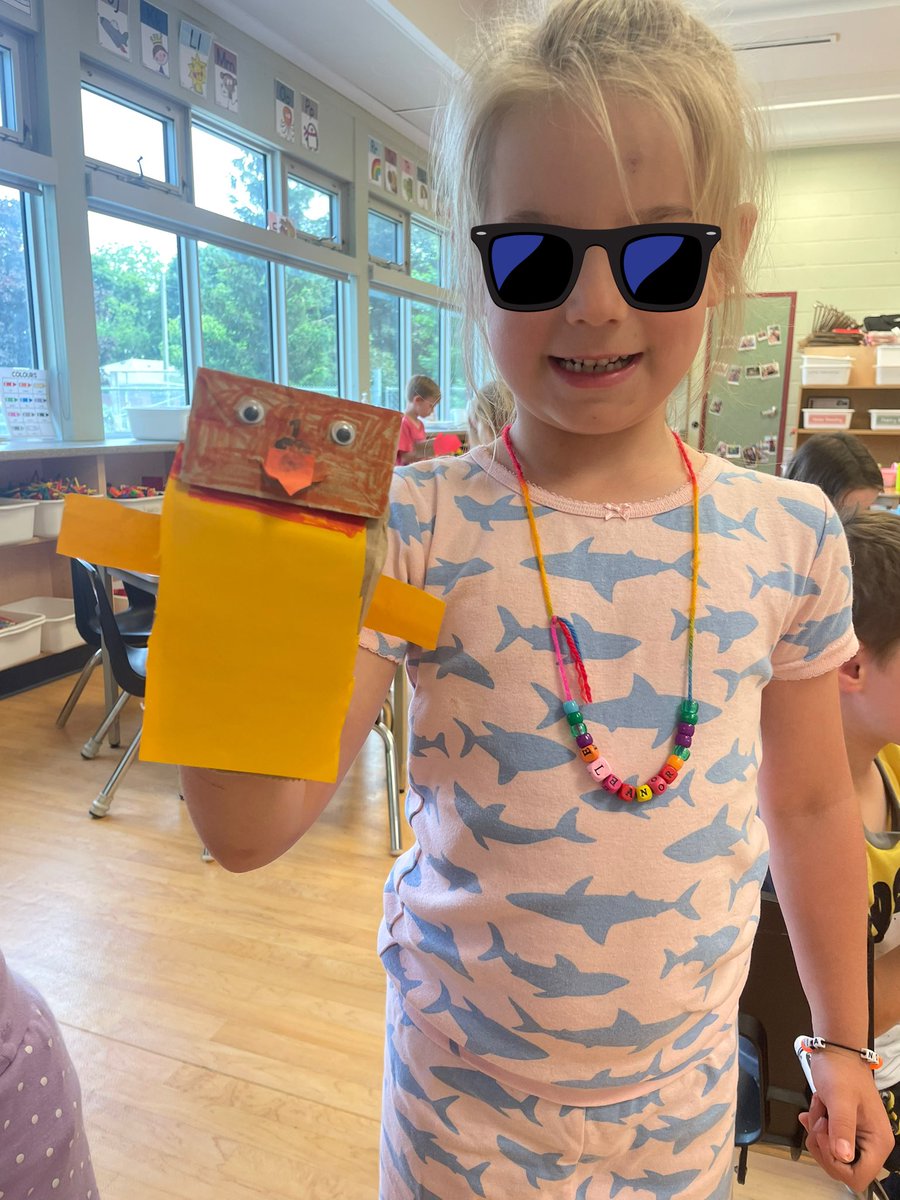 miss_eden_'s tweet photo. P is for puppets and PJs 🤗 Students used their imaginations while making hand puppets today! They were very excited to make whatever they wanted and can’t wait to play with them later today. @hfsnewhamburg https://t.co/74xScSdhiv
