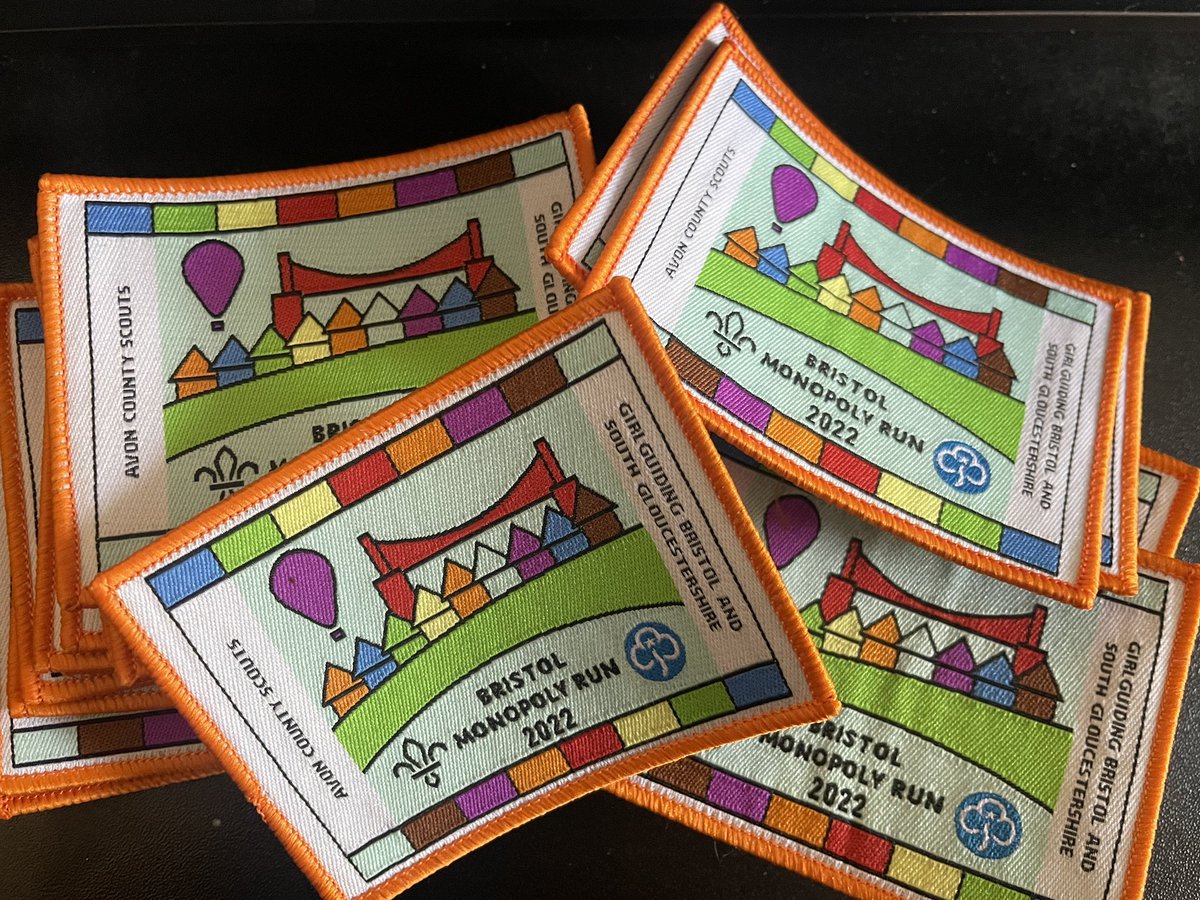 Oooo another exciting delivery of badges from <a href="/onestopscouting/">OneStopScouting Ltd</a> <a href="/BristolMonopoly/">Bristol Monopoly Run</a>