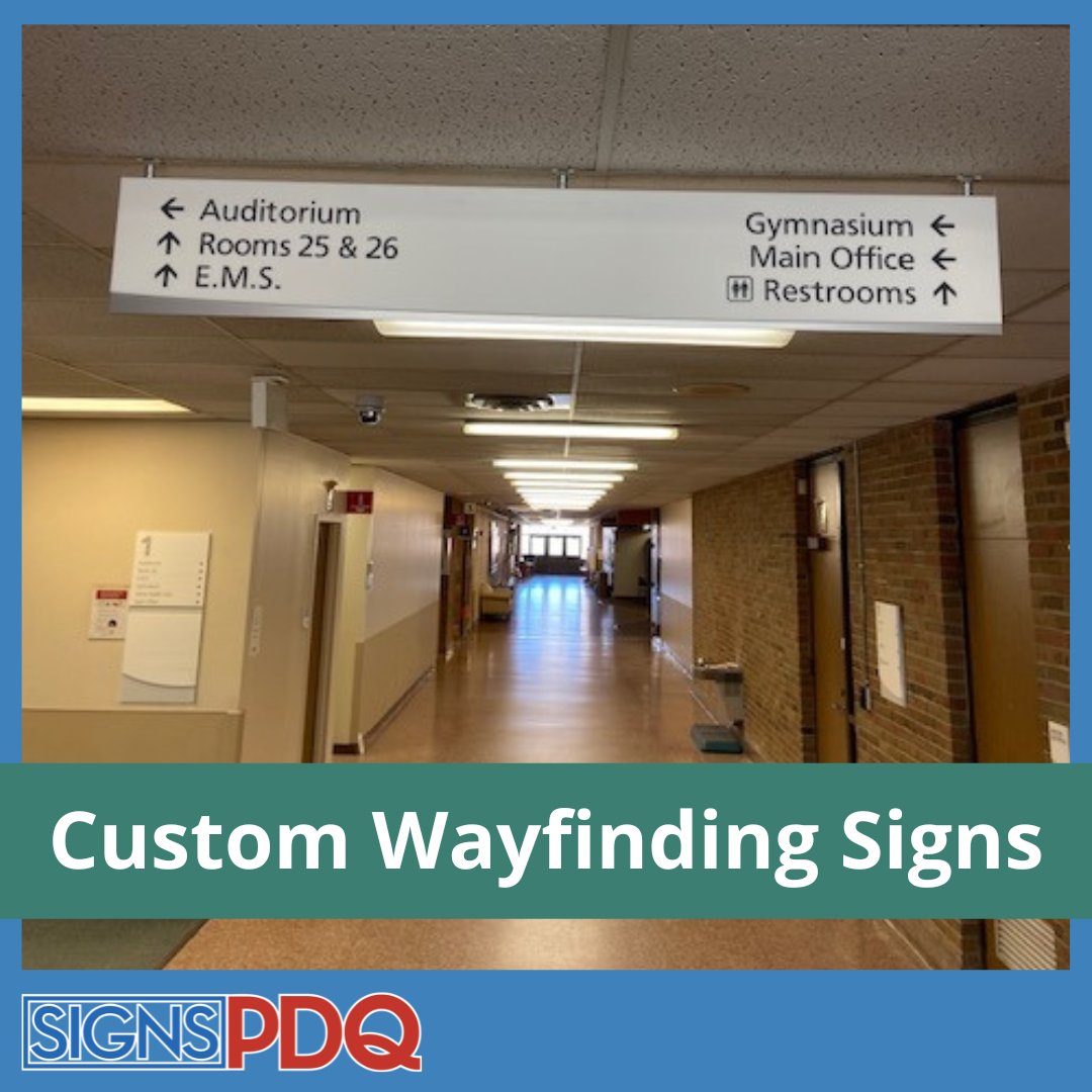 SignsPDQ's tweet image. Customers will be more likely to use your business if #BuildingNavigation is simple. Our custom #WayfindingSigns help them from getting lost! 👀 bit.ly/3IKDuFg