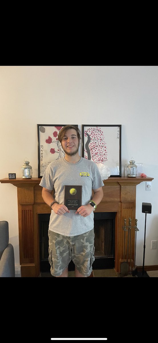 MashpeeTennis's tweet photo. Congratulations to Andrew Kelley our Boys Tennis Falcon Award winner. His hard work, dedication, positive attitude and leadership led us to a great Spring season. He’s only a sophomore and has 2 more great seasons ahead of him! @MashpeeAthletic https://t.co/jpU0zqU8rz