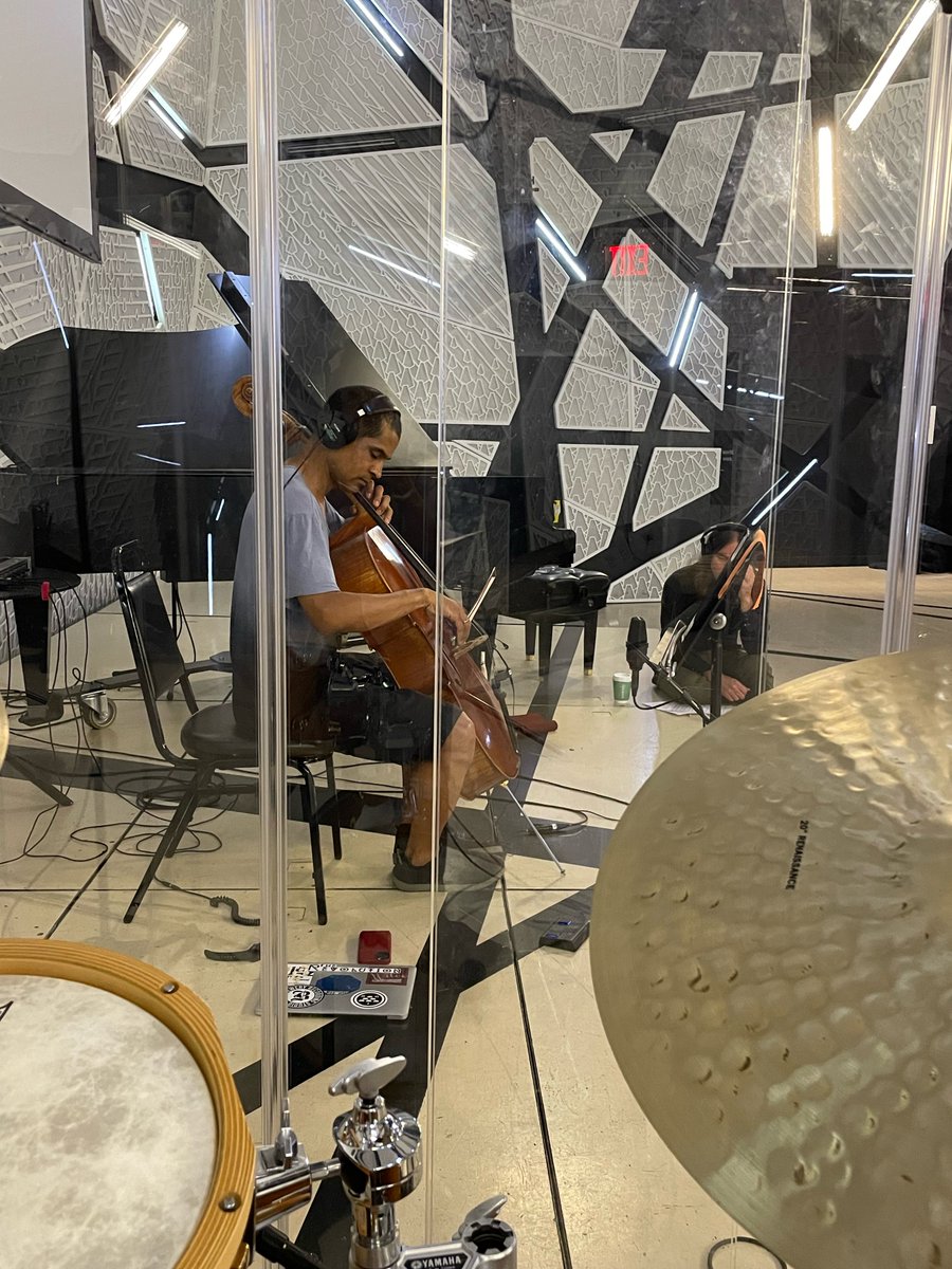 Got to do some recording at @NationalSawdust in Brooklyn with two of my favorite collaborators @susieibarra and Jeffrey Zeigler! The three of us are collaborating on a @GoldenHornetATX project called Insectum, which focuses on creating music inspired by the world of insects.