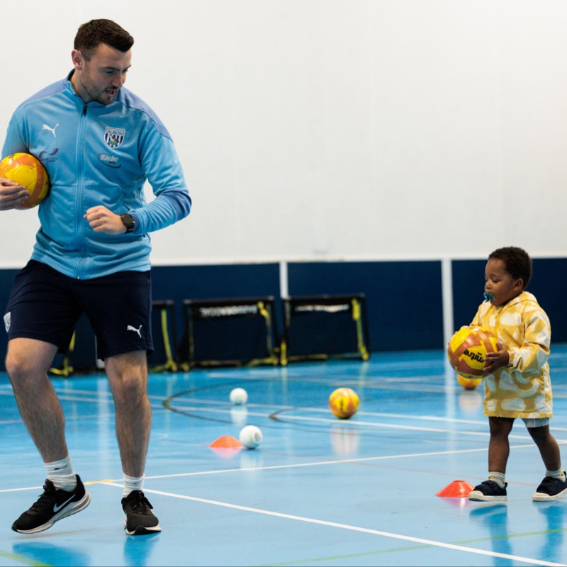 WBAFoundation's tweet photo. Start your little one’s football adventure at either our Mini Baggies, Junior Baggies or Pre Academy sessions. ⚽

They can expect to take part in fun activities that will hopefully develop an early love of the sport, leading to further enjoyment as they grow up. 😁

@WBA