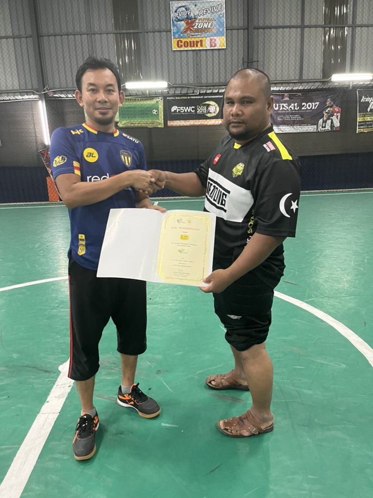 Perlawanan Muhibbah JKRK dengan Jabatan Pertanian Daerah Dungun.
Dengan sukan kita menyatukan semangat kerjasama