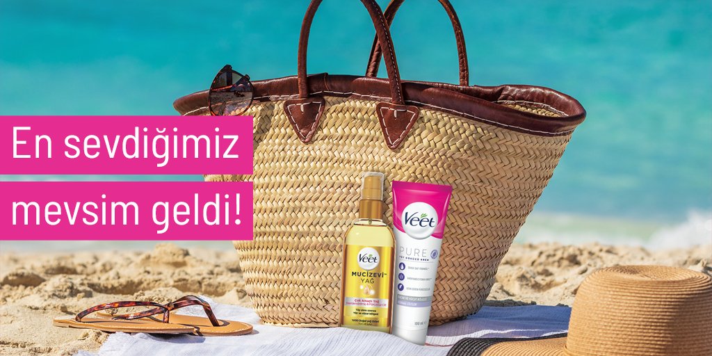Yıl boyu dört gözle beklediğimiz deniz, kum, güneşin mevsimi sonunda geldi! 😎Veet Pure tüy dökücü krem ile biz yaza çoktan hazırız. Peki yaz bize hazır mı? 🌞