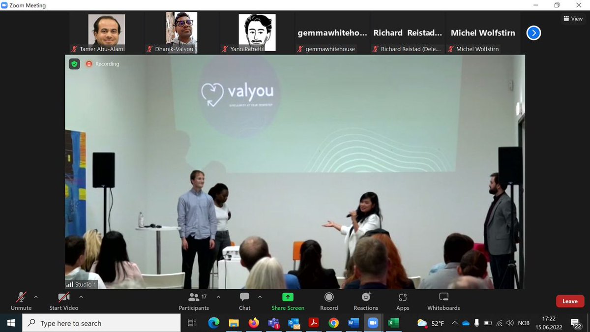 CloudEARTHi's tweet photo. A great pleasure to work with such brilliant talents. @CloudEARTHi  and @EIT_HEI  Initiative make the change. A new startup #Valyou is on the horizon with a vision to help our society to be cleaner, and greener by enabling the recycling of e-waste. https://t.co/CqFn336dnW