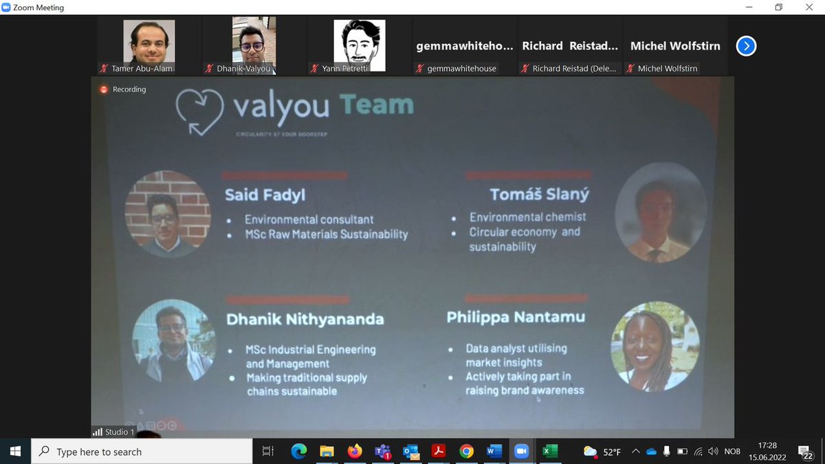 CloudEARTHi's tweet photo. A great pleasure to work with such brilliant talents. @CloudEARTHi  and @EIT_HEI  Initiative make the change. A new startup #Valyou is on the horizon with a vision to help our society to be cleaner, and greener by enabling the recycling of e-waste. https://t.co/CqFn336dnW