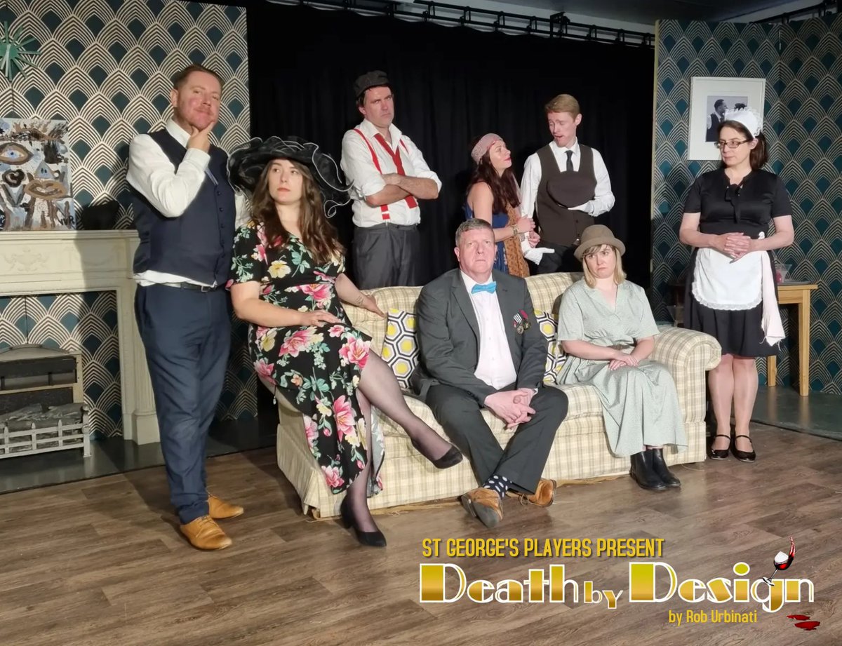 StGsPlayers's tweet photo. OPENING NIGHT TONIGHT! 🎭 Tickets still available to book/pay at the door tonight 🎟 Come join us &amp; support us. The Sydenham Centre 7:30pm 15/17/18 June
https://t.co/dBq84RQP7G
#RobUrbinati #deathbydesign #openingnight @amdramcouk @theatrenetwork_ @DramaGroups @SydenhamSociety https://t.co/DvkgM9u8lL