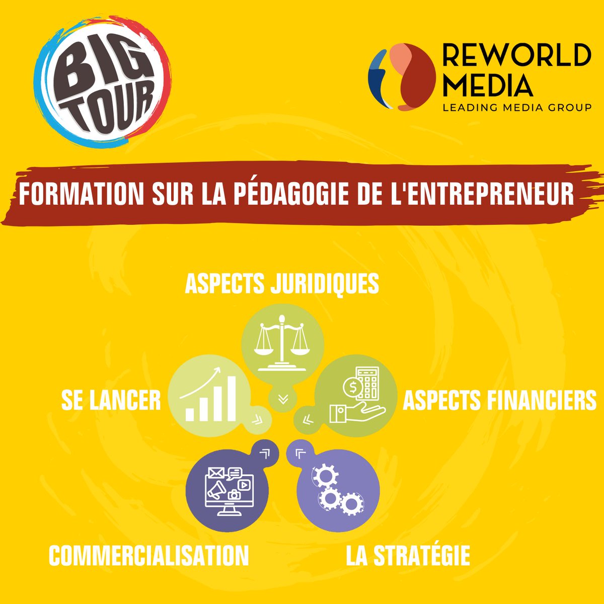 Une formation en ligne 100% gratuite pour apprendre les clés de l'entrepreneuriat ?
C'est ce que propose dans le cadre du #BigTour le programme Entrepreneur Booster
N'attendez plus et lancez-vous dès maintenant ! Plus d'informations 👉