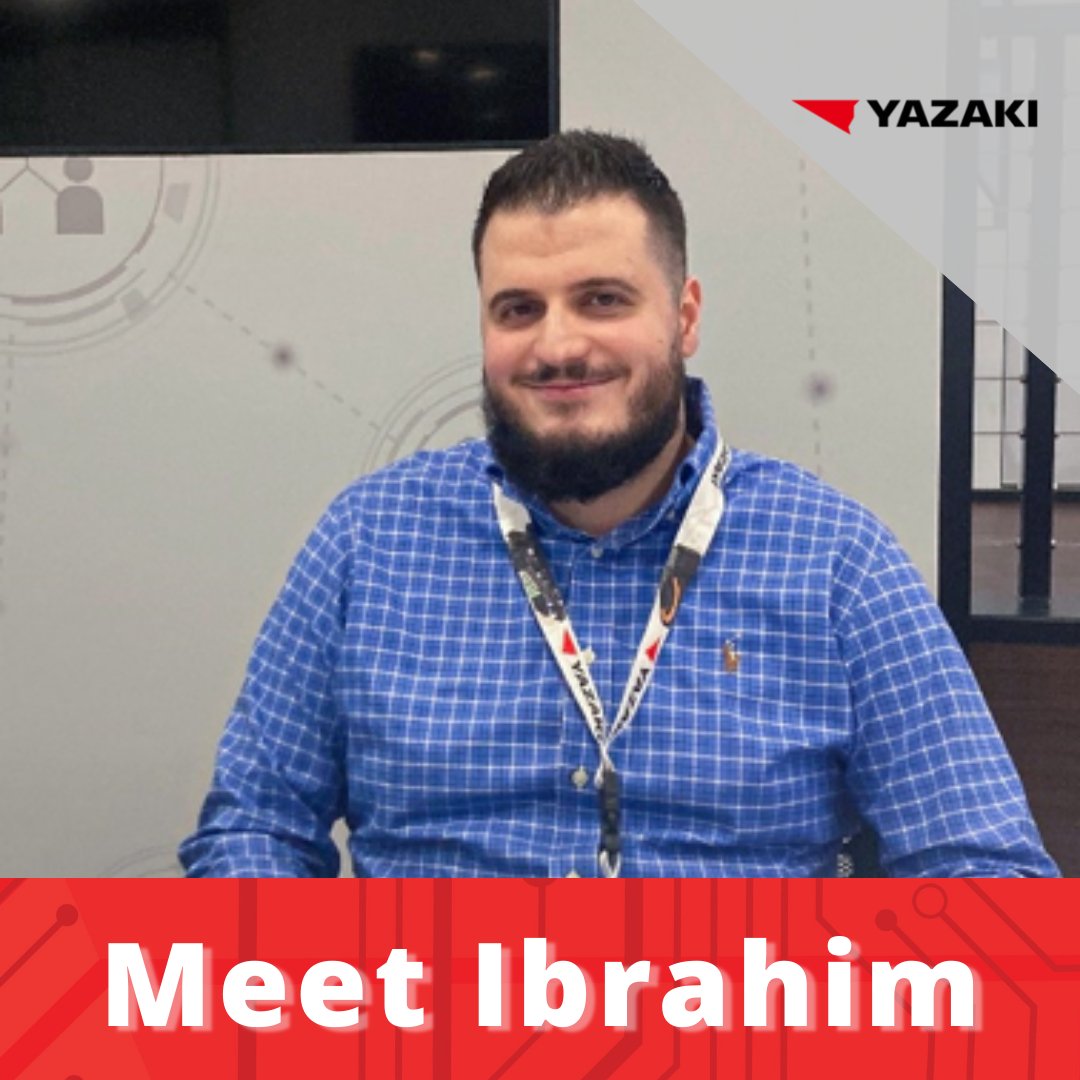 YazakiNA's tweet photo. At Yazaki, we are powered by inclusive, diverse, and special people. Meet Ibrahim Bazzi! His career with Yazaki began four years ago as a co-op while studying for his bachelor’s degree in Mechanical Engineering at @waynestate University in Detroit. Keep up the good work! #Yazaki https://t.co/JCzNcwB1Eg