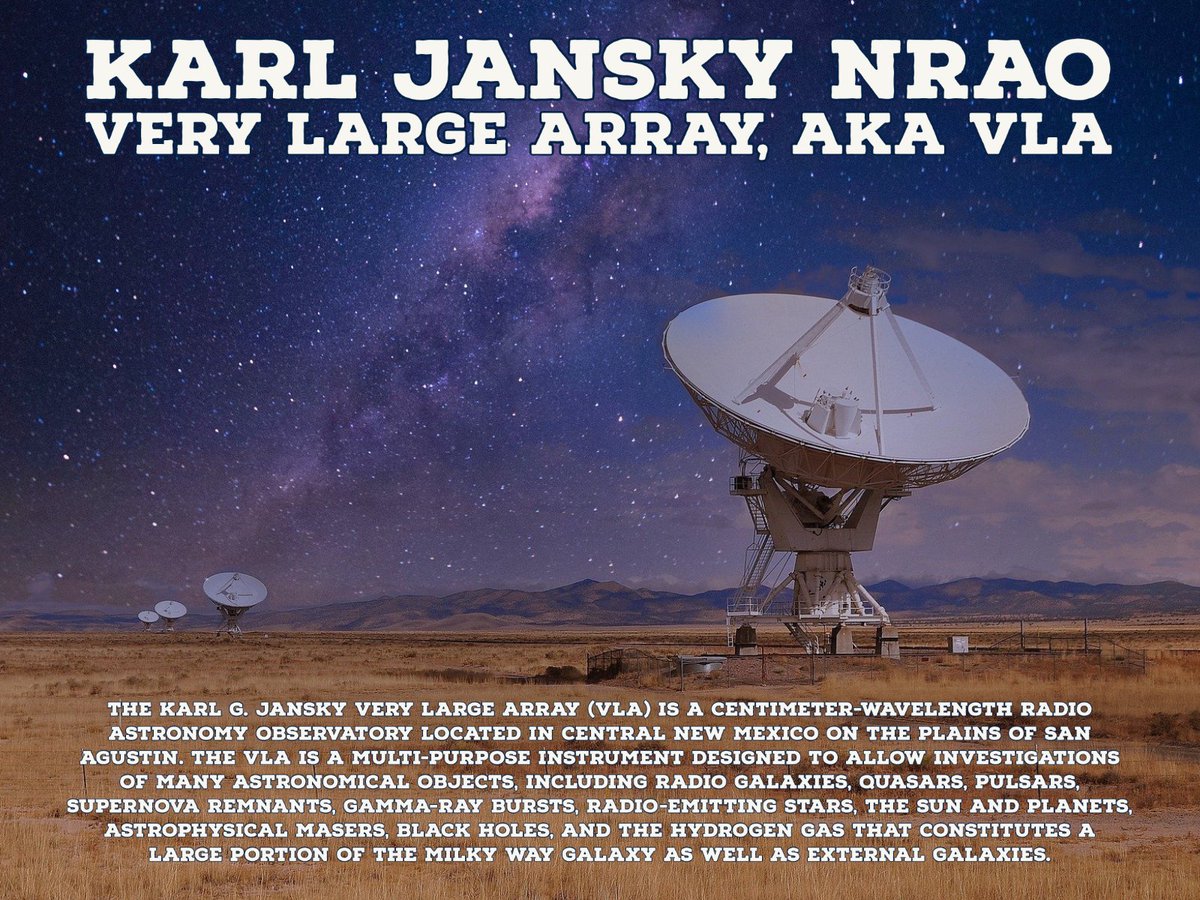 505Nomad's tweet photo. The Very Large Array is something everyone should see at least once.
#NewMexico #epic #explore #OptOutside #travel #roadtrip #daytrip #vactaion #weekendgetaway #knowledge https://t.co/83gTgkMMlw
