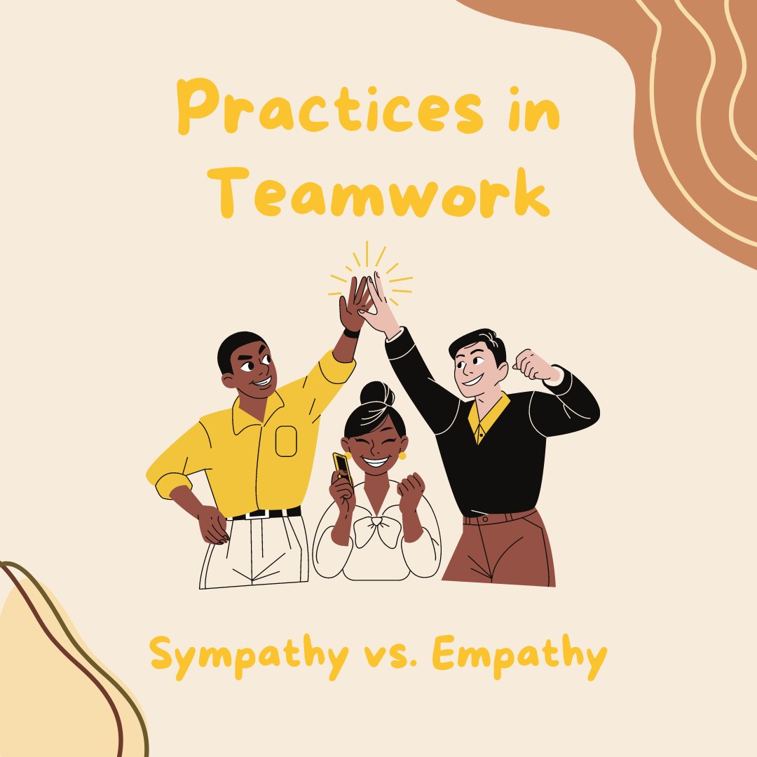 ProgramsSel's tweet photo. With teamwork, everyone achieves anything! Hereโs how team practices help the understanding of empathy and sympathy in a better light.
#SEL #Resilience #Selprograms #learningtools #mylearningtools #SELENA #socialemotionallearning https://t.co/KWUNcGRoto