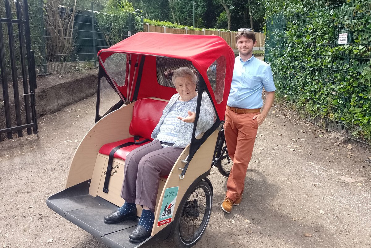 PelotonLiv's tweet photo. Relationships began today on a funny looking bike.

One particularly remarkable comment among many remarkable comments was how one of our passengers who forgets everything, remembered so much being on the bike. https://t.co/41hKgbrxfP