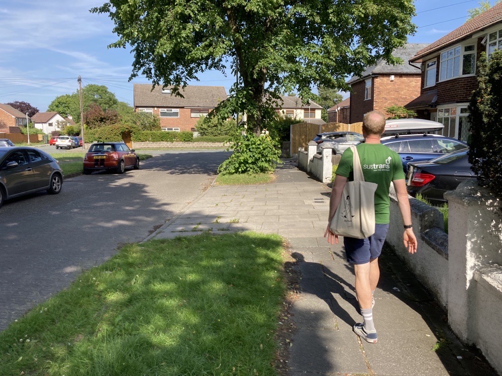 SustransNorth's tweet photo. The #ByOurs Bebington street survey is live!

Our team were out delivering surveys in the community yesterday. Collectively they walked 65 miles - impressive! 🌞🚶‍♀️

You can add comments to our community map on the website here 👇
https://t.co/rVU38IIMEK

@WirralCouncil https://t.co/IBBtTZqtEv