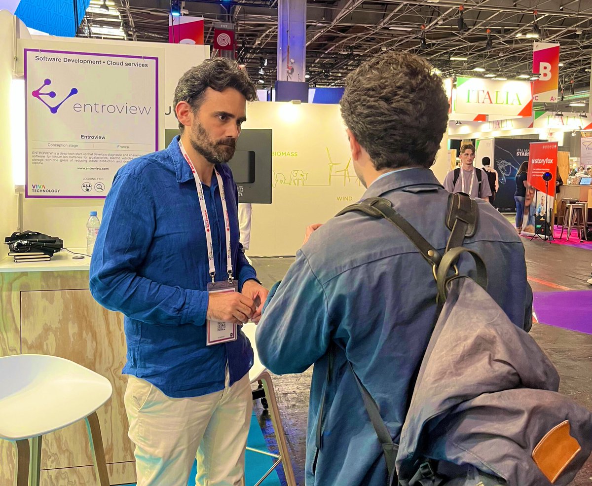 IncubTelecom's tweet photo. Toujours parmi nos startups, vous pouvez venir Ă la rencontre dâ#entroview !
Startup greentech qui sâappuie sur les recherches sur lâentropie pour augmenter la durĂ©e de vie des batteries !
Vous souhaitez en savoir plus ? RDV au stand @IP_Paris_ C48.
#VivaTech https://t.co/N0rWWs9n2B