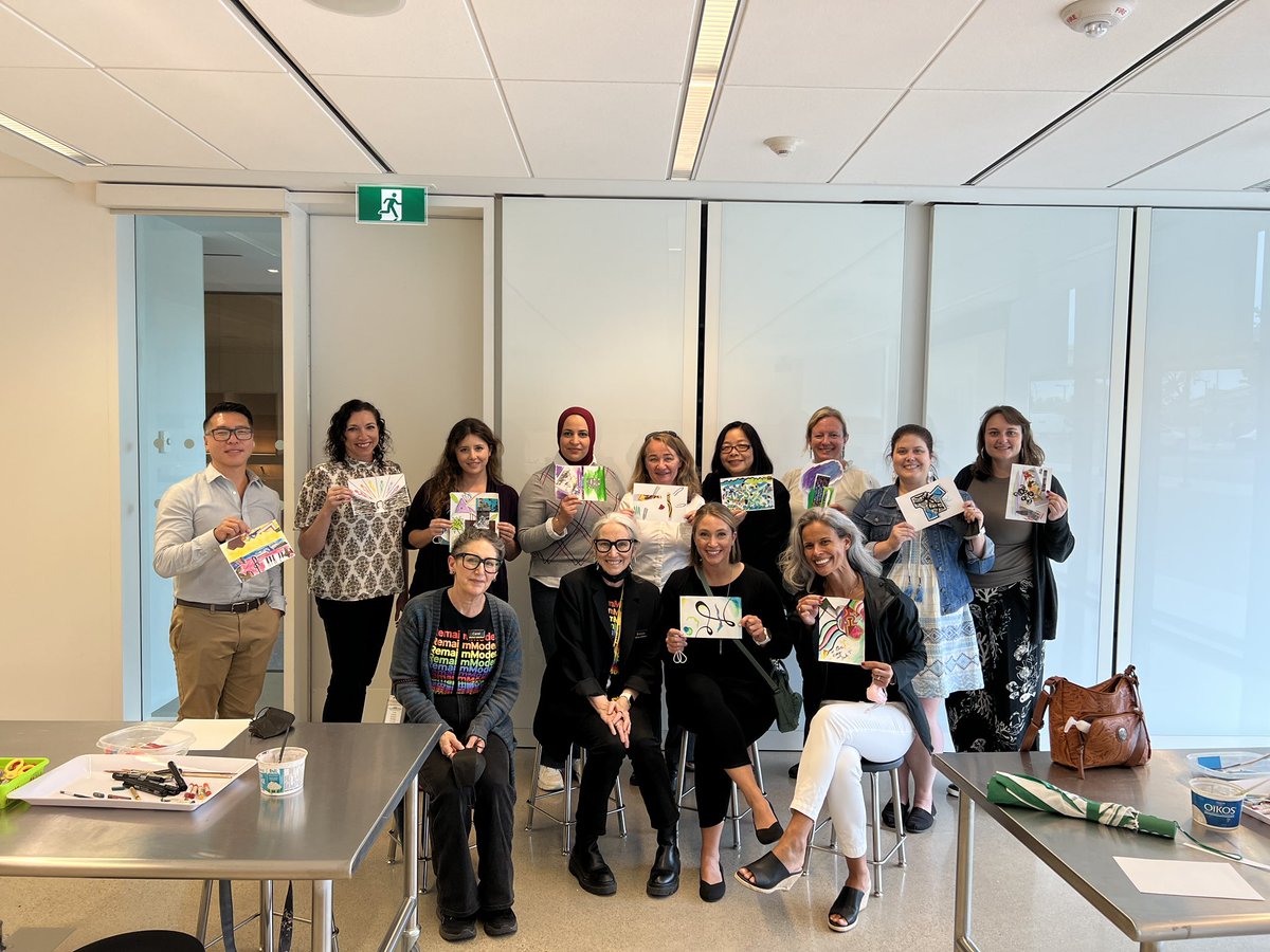 TeachEPM12's tweet photo. “Every child is an artist. The problem is how to remain an artist once we grow up.” -Picasso 🤔 Mahalo to @RemaiModern for an incredible afternoon of inspiration! Check out the @FulbrightTeach Saskatoon, Saskatchewan, Canada group creations! 🎨💁🏼‍♀️ #FulbrightTGC #ExchangeOurWorld https://t.co/bUeLVU27qd