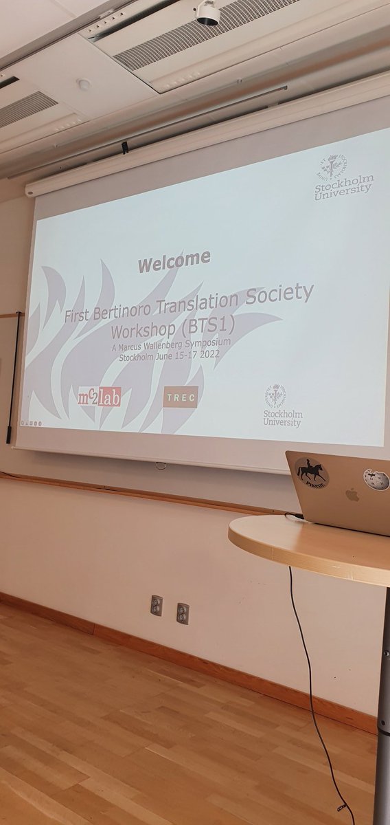 tulkur's tweet photo. This is it! The first Bertinoro Translation Society workshop kicks off today. All about cognition in interpreting and Translation. @TOI_SU @SPRINT_SU #MC2lab #BertinoroTS @Skepparholmen in Stockholm https://t.co/5ol3dNrOqr