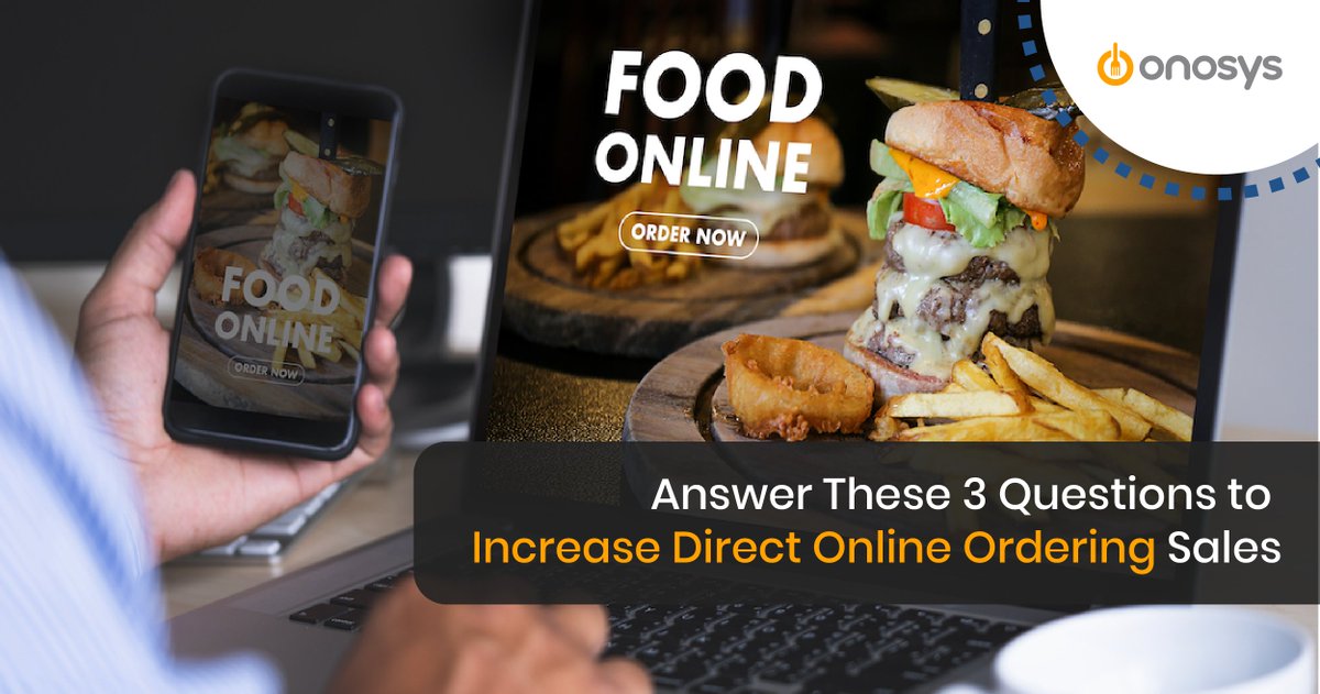 We share 3 simple but effective questions every #restaurant should be asking themselves to increase direct online ordering sales and foster #customerloyalty in this week's blog: onosys.com/faq/answer-the…

#restauranttech #onlineordering #QSR #fastcasual #restaurants