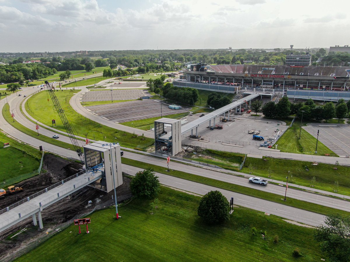 CycloneFB's tweet image. Gameday at Jack Trice Stadium just keeps getting better‼️

RV parking and pedestrian bridge are coming along! 🔥🔥🔥

🌪🚨🌪