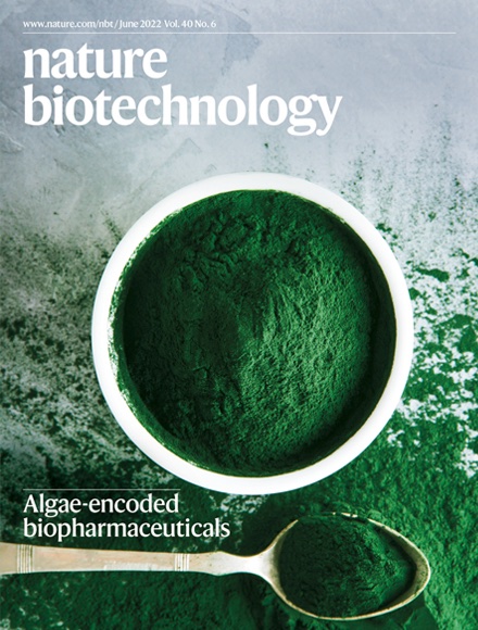 The June issue is live nature.com/nbt/volumes/40…

Our cover features an illustration of spirulina powder, which has been engineered to produce therapeutic proteins for human consumption go.nature.com/3KWzSAW