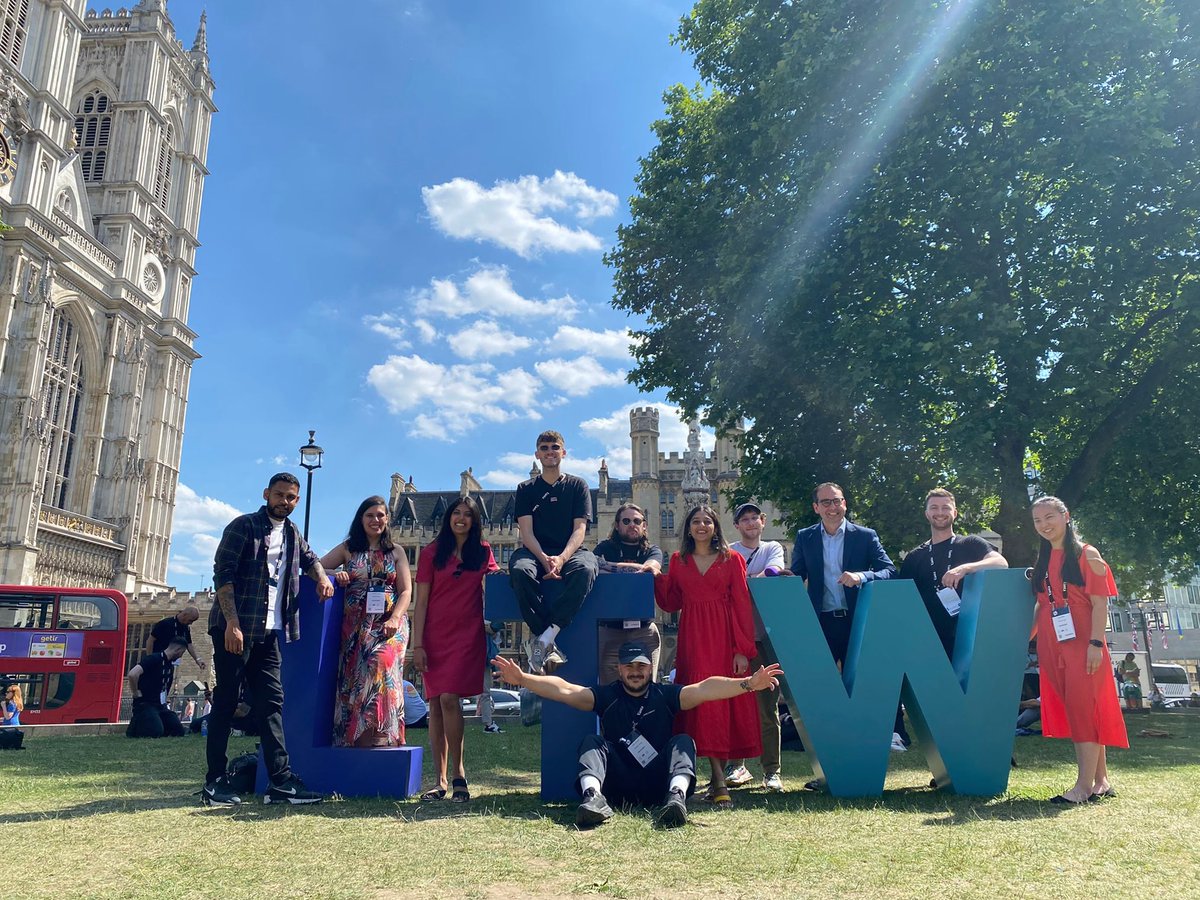 In 3 days at <a href="/LDNTechWeek/">London Tech Week</a> this extraordinary team (including the exceptional <a href="/CreativeNerdsUK/">Creative Nerds</a> founded and led by <a href="/Dirujan/">Diri</a>) have, with fantastic support from @InformaTechHQ captured and edited over 65 (!) interviews with leading lights! Hugely talented and great fun! #LTW2022