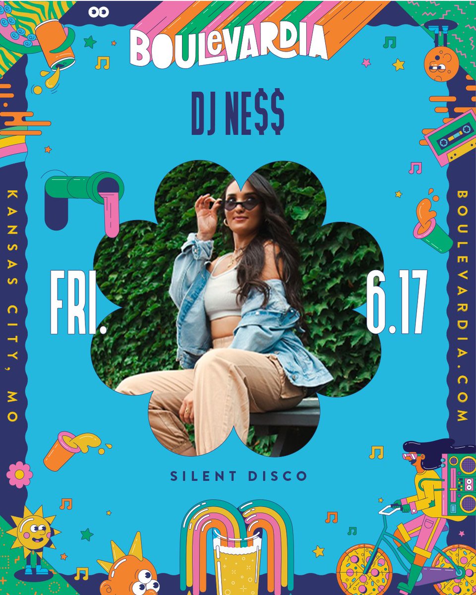 Blvdia's tweet photo. Friday at the #BLVDIA Silent Disco is going to be 🔥🔥🔥!

#Coughman
@Djskeme
#DJNess
@jonisthenewblk 

TICKETS: https://t.co/dQXdGMOqTB
SCHEDULE: https://t.co/FFcbKtNVlb
INFO: https://t.co/mKKu9D7GPT https://t.co/berNXK0kac