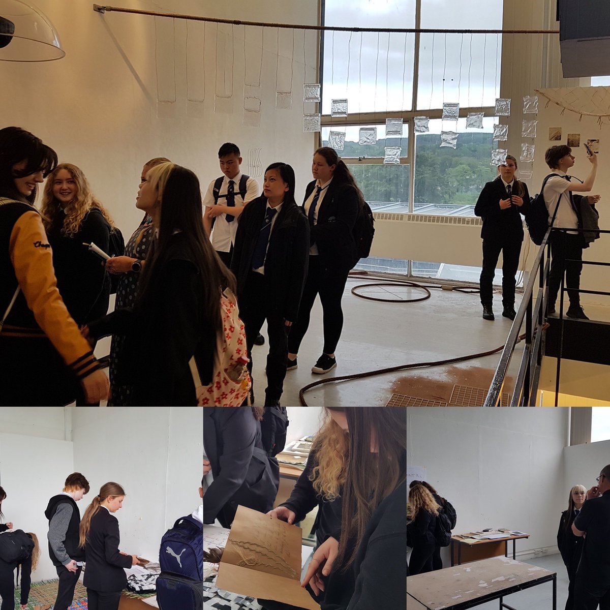 Higher and Advanced Higher Art pupils had a great time on Monday visiting <a href="/RobertGordonUni/">Robert Gordon University (RGU)</a> <a href="/GraysFashion/">Grays Fashion</a> #creative #inspiration #finaldegreeshow