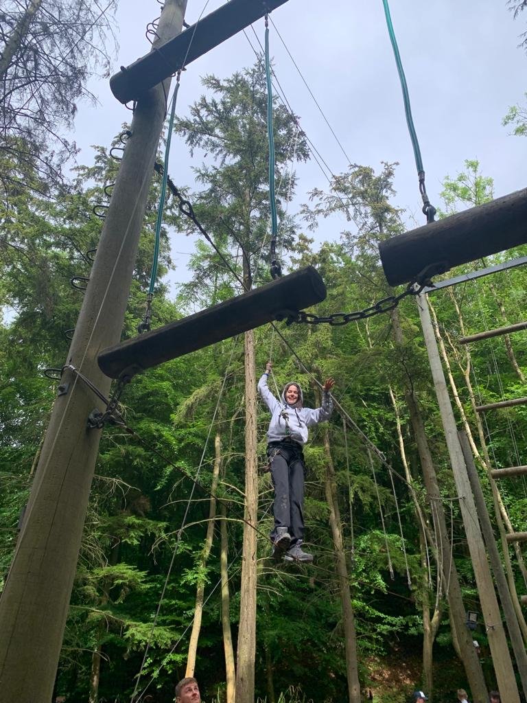 The jungle vines were a great success! #postce #climbinghigh