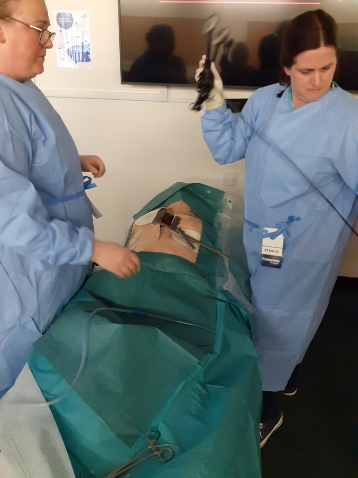 SouthTeesResus's tweet photo. Today resuscitation officer Nicki helped teach and facilitate a successful CALs course. 100% pass rate, well done to the candidates. Thank you to the teaching faculty and events team for co-ordinating. #southteesresus #southtees https://t.co/y86xgy3InK