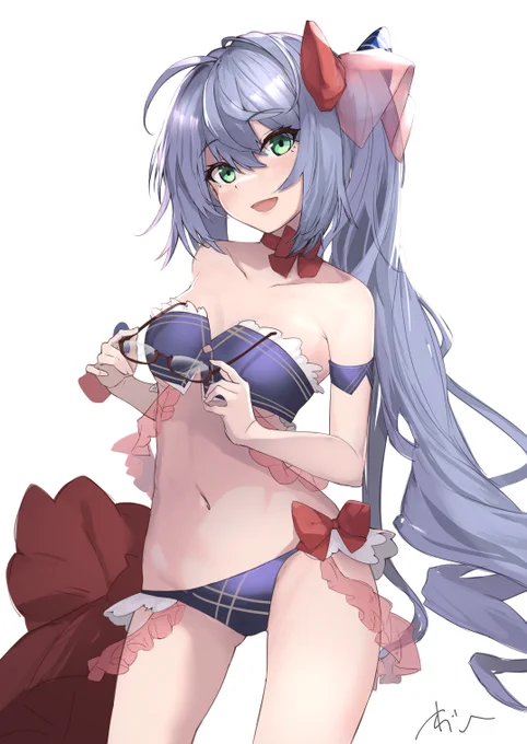 背景なしver.の水着ルピニャートです。
#アズールレーン 