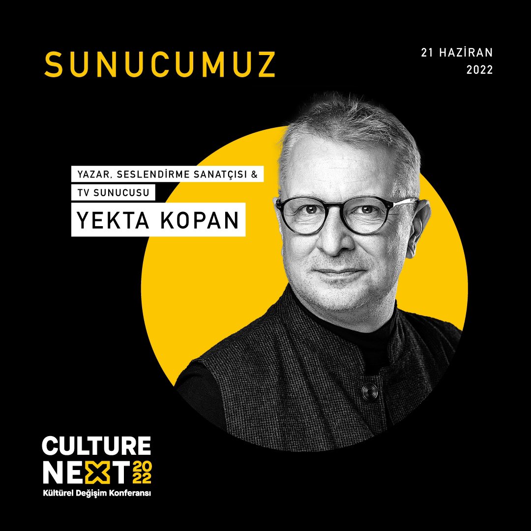 Ünlü yazar, seslendirme sanatçısı ve televizyon sunucusu <a href="/yektakopan/">Yekta Kopan</a> Culture Next 2022 Kültürel Değişim Konferansı'nın sunucusu olarak sahneye renk katacak! Biletler Mobilet’te.