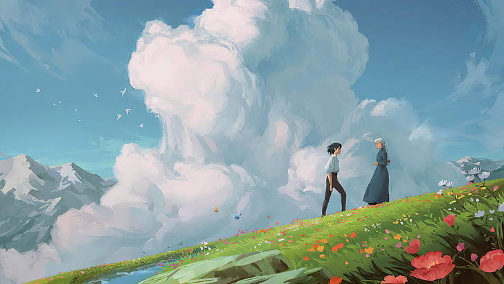 xzTheatreActor's tweet photo. Xiao Zhan's new drawing giving me such ghibli vibes 🥹 https://t.co/ufZxyrxESV