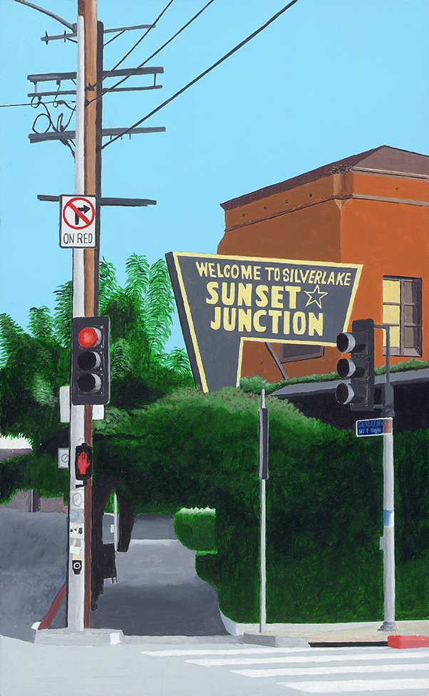 horacepanterart's tweet photo. Painting of #SunsetJunction #LosAngeles for client @ColleyIson gallery. #LimitedEdition #prints are available now: https://t.co/O9H9vbsCWw https://t.co/EoIr23BDux
