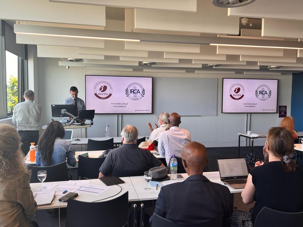 GentiKruja's tweet photo. It was a big pleasure to participate as a speaker in the International Conference: "Religion and Culture in Conflict and Peace: Impact in Reconciliation and Peacebuilding" organized by @WinchesterPeace and @_UoW Winchester University in United Kingdom. Thank you @MarkCrisOwen! https://t.co/1rqPIpwygX