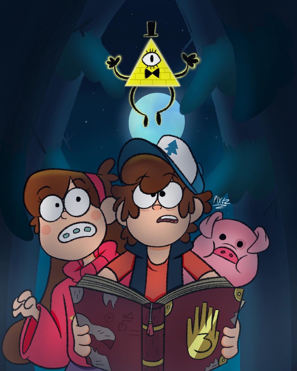 Sketchy__Pixel's tweet photo. Thank you for all the memories 🌲💫❓
#10YearsOfGravityFalls #GravityFalls #GravityFalls10thAnniversary https://t.co/ORYzxtOMJm